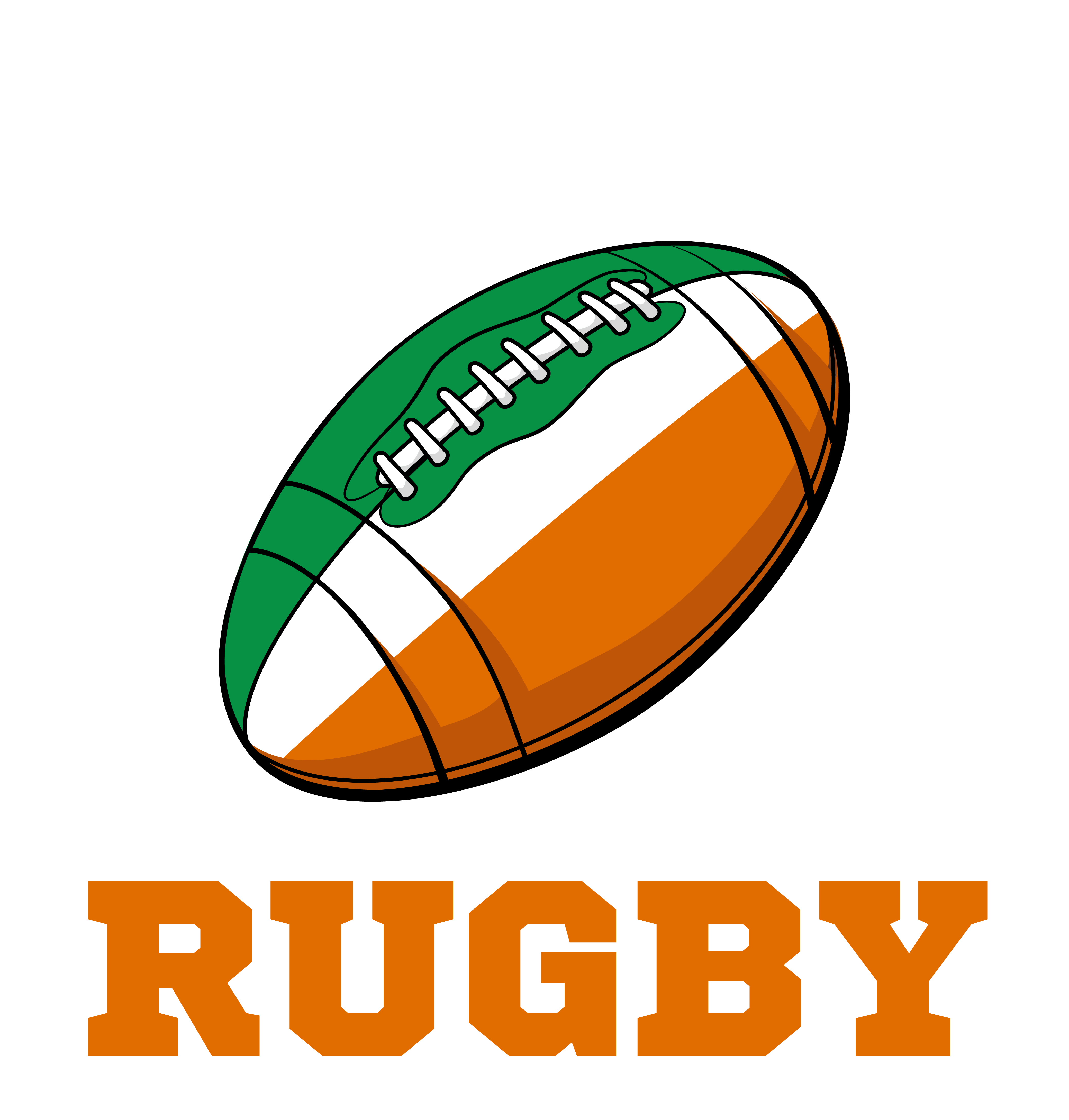 Ireland Rugby Ball T-Shirt (Black)